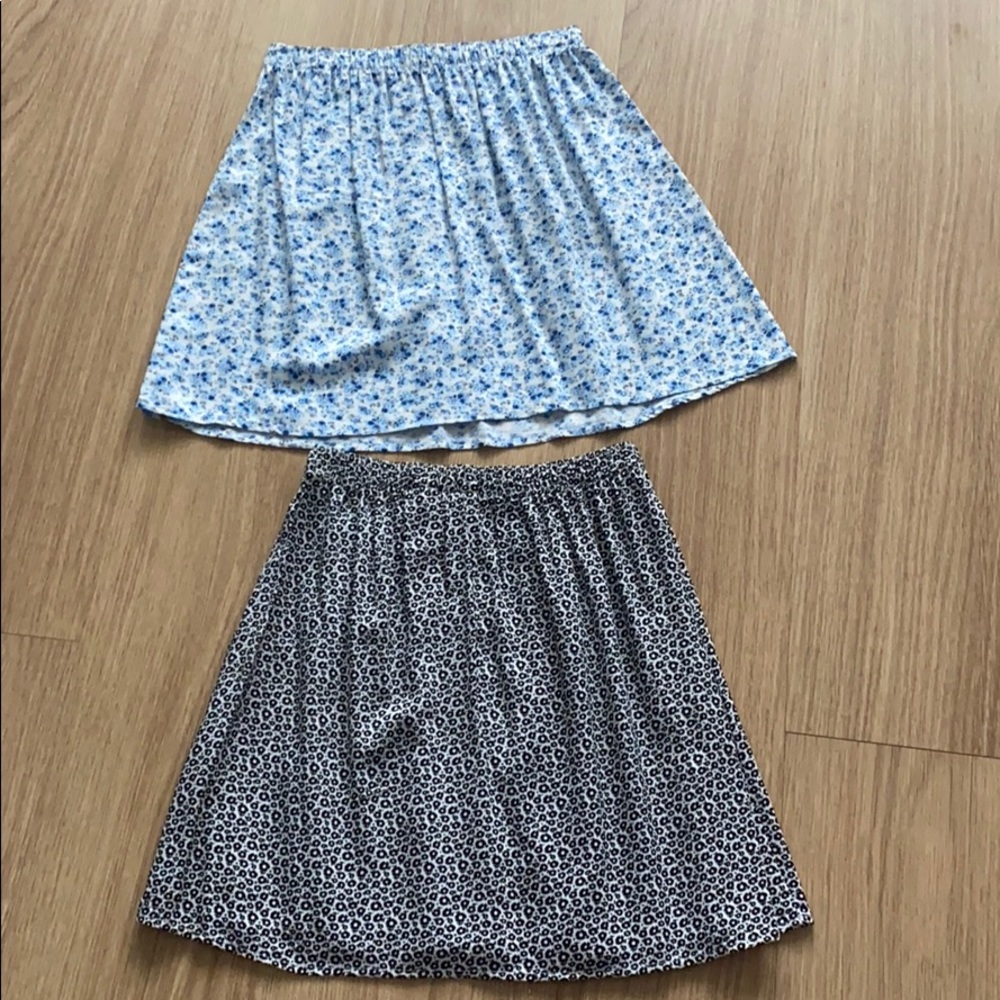 2 pc NEW skirt DIVIDED H&M flower 🌸 skirt size 4